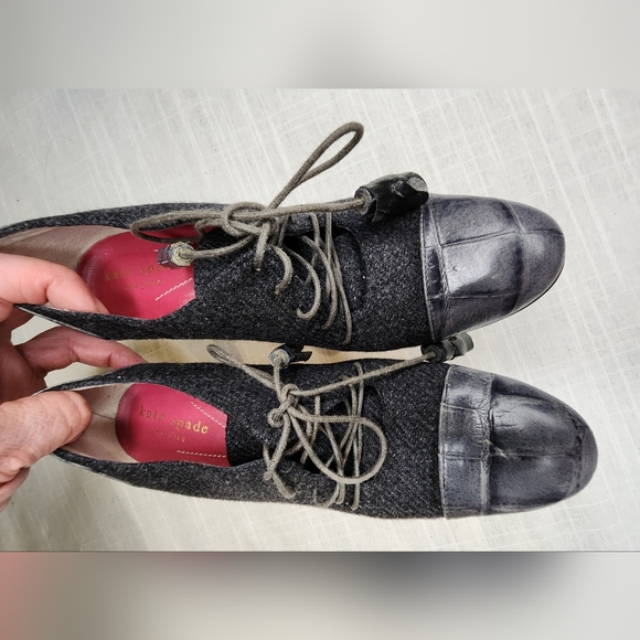 Kate Spade Lace up Heel Size 6 - Picture 9 of 9
